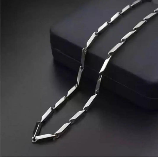 Stainless Steel Geometric Necklace for Men Women
