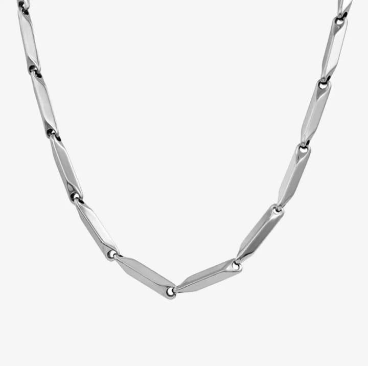 Stainless Steel Geometric Necklace for Men Women