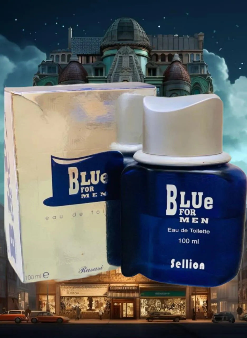 Blue For Men Eau De Toilette 100ml Sweat Resistant Perfume